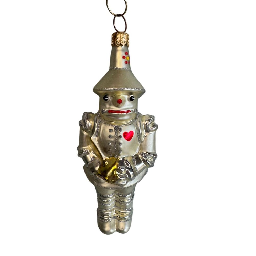 Wizard Of Oz Tin Man Ornament Kurt Adler Polonaise Komozja Poland Glass 6" - Picture 2 of 8